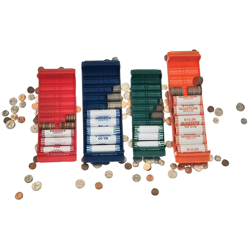 Nadex Rolled Coin Storage Cash Tray Set Wayfair